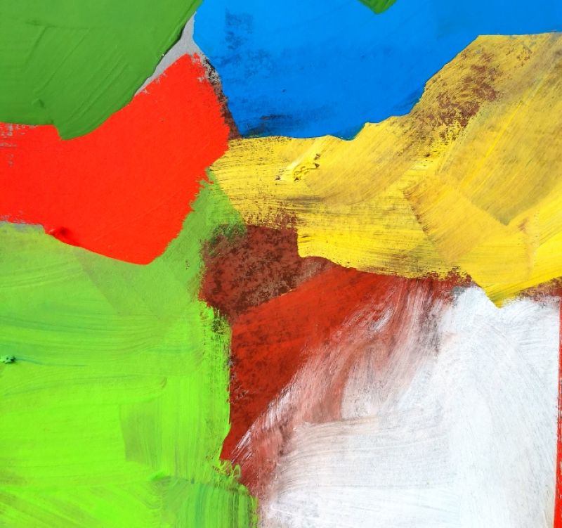 bunter Frühling achtsam Malen